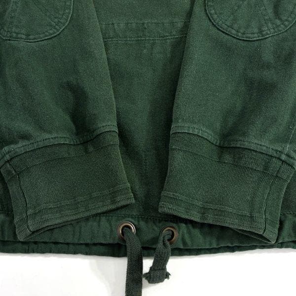90 00s ポロラルフローレン フード付 ラガーシャツ L 緑 長袖ポロシャツ