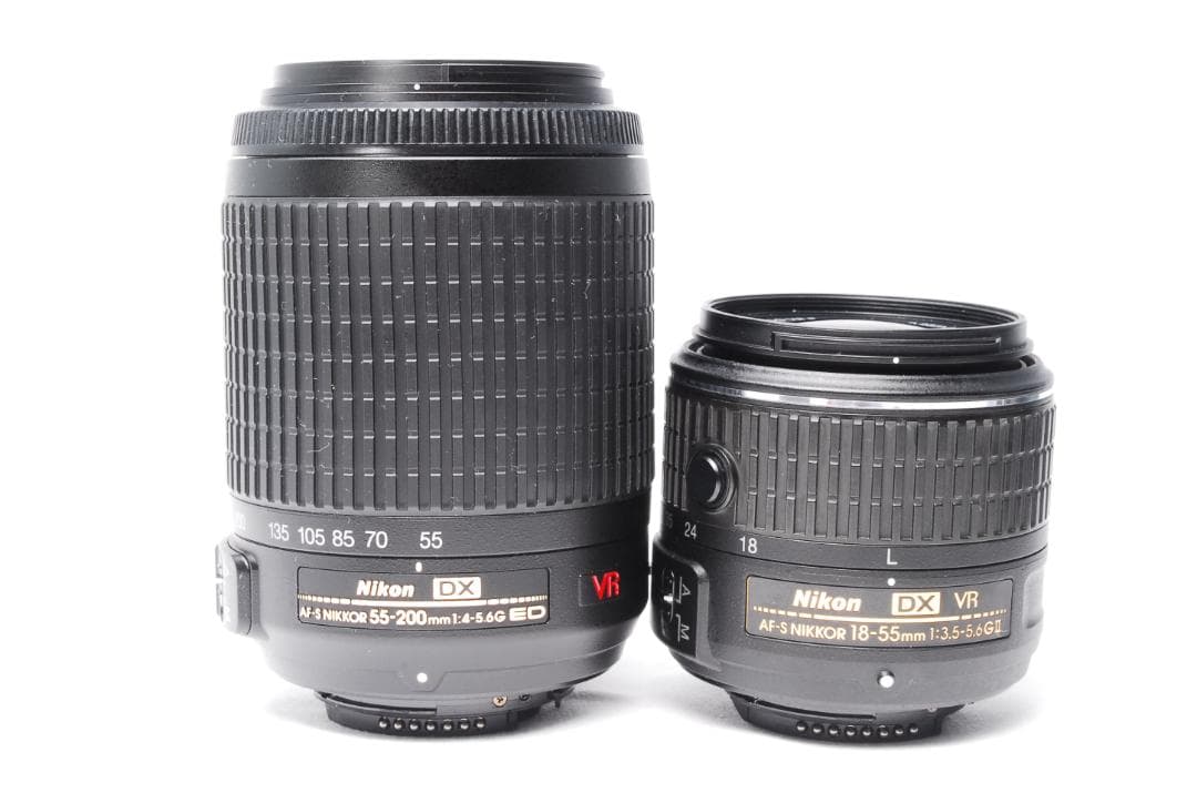 【新品級】Nikon D5300 Wレンズ デジタル一眼レフカメラ スマホ転送