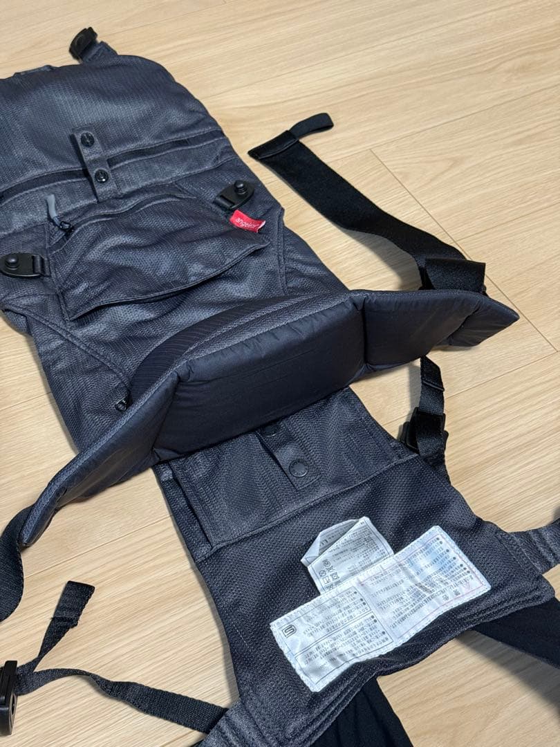 angelette アンジェレッテ ON 抱っこ紐 ヒップシート　ブラック