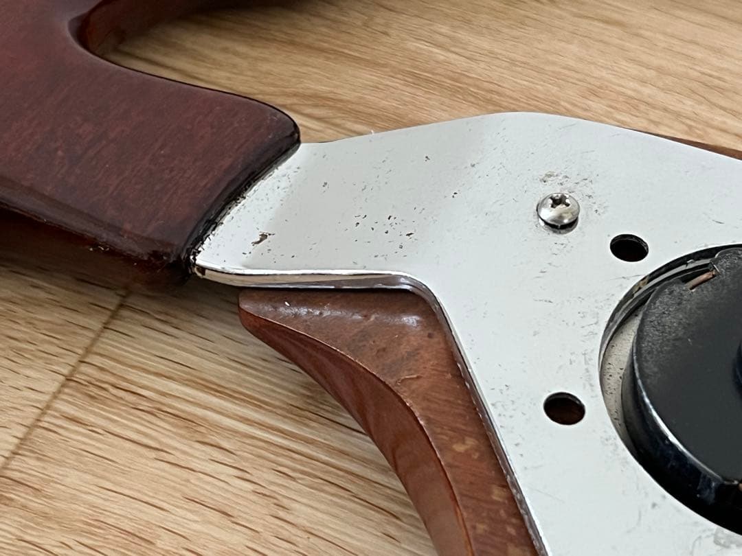 VW フォルクスワーゲン　ウッドステアリング　ハンドル　ウッド製　35cm