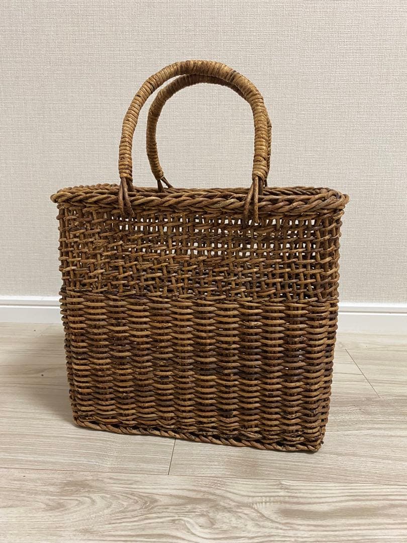 和島常男 あけび かごバッグ カゴバッグ