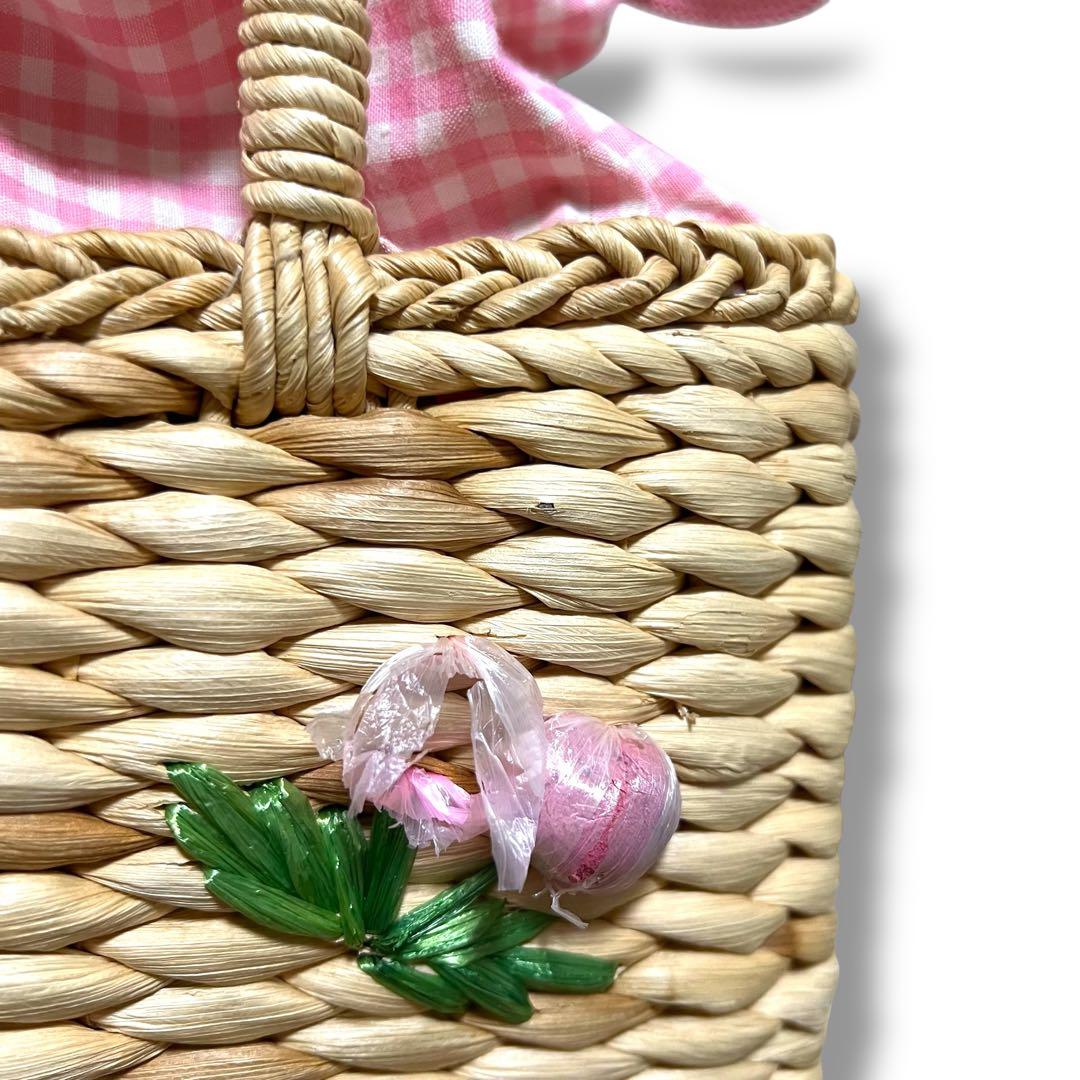 ハローキティ カゴバッグ サクランボ