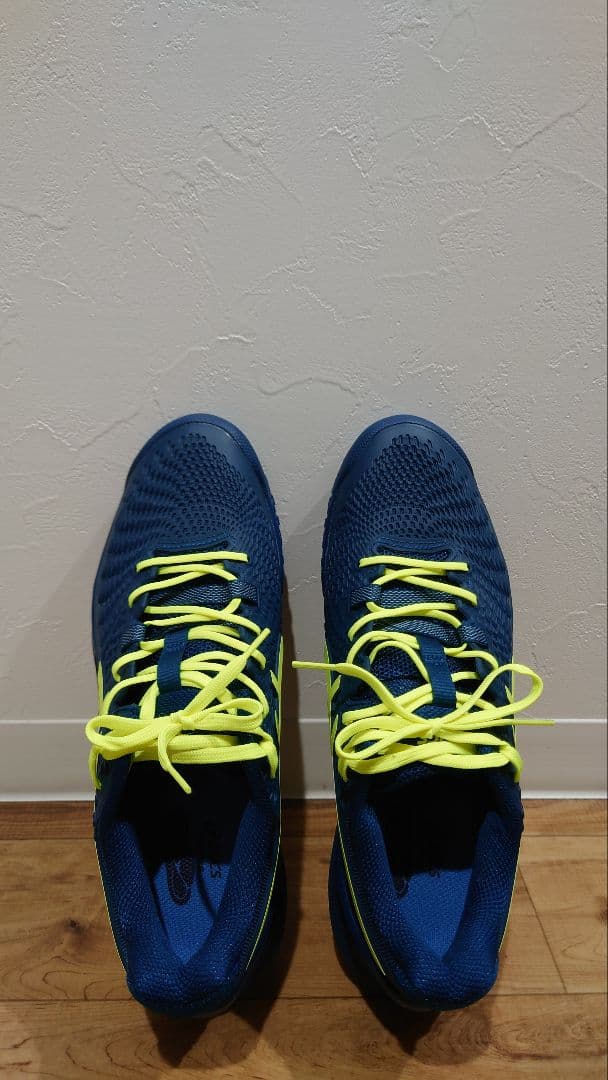 【新品同様】アシックス ゲルレゾリューション9 オムニクレー 26.5cm 2E