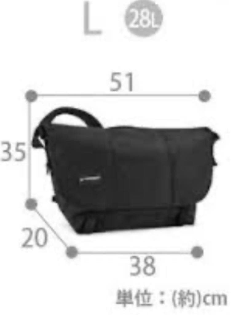 TIMBUK2 ブラック メッセンジャーバッグ