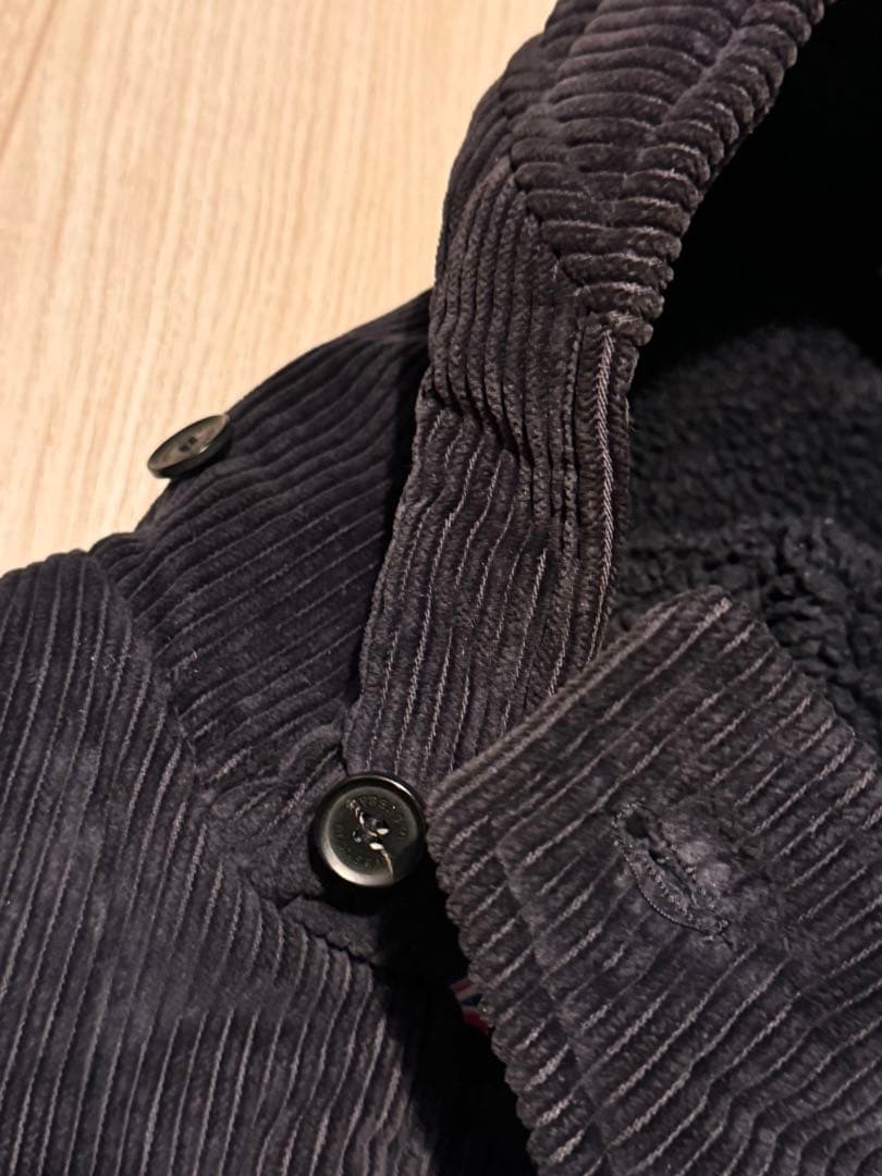 希少　英国Gloverall ダークブルー ダッフルコート