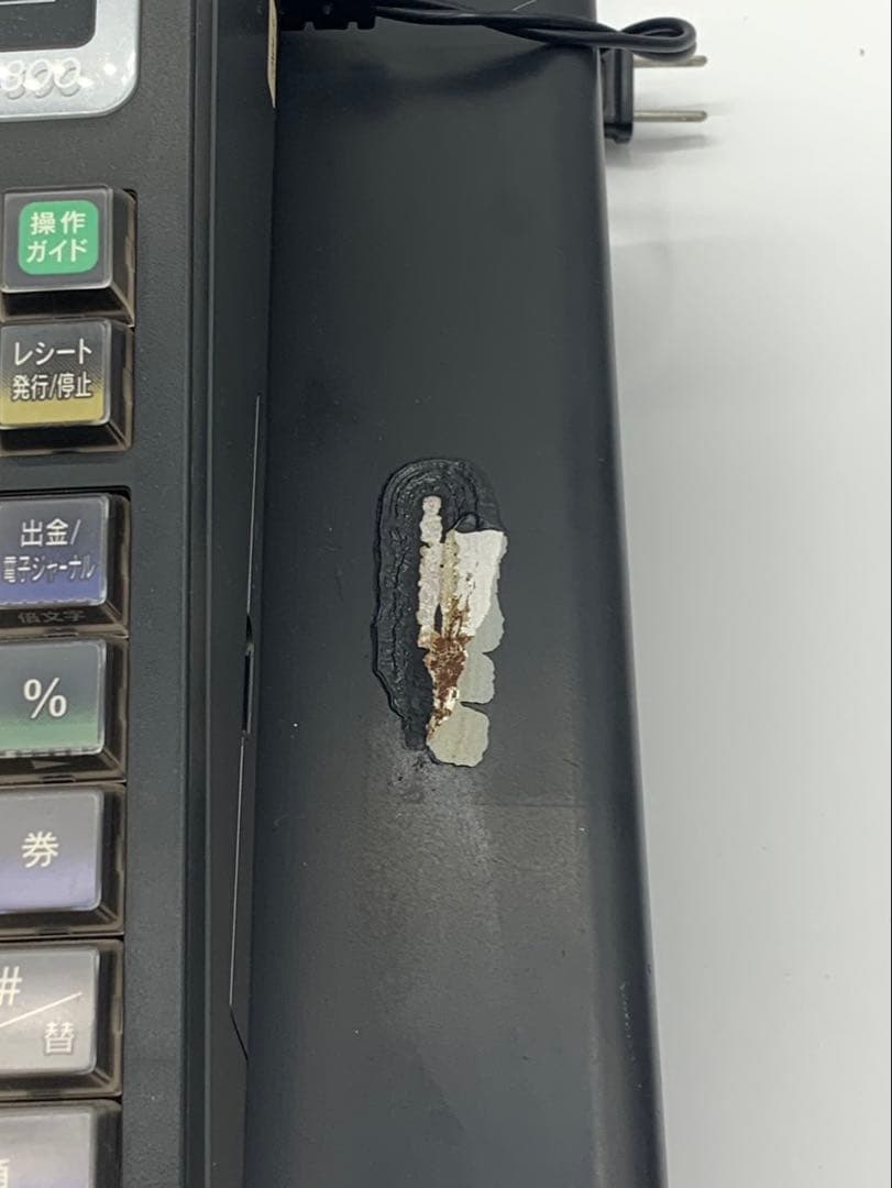 CASIO TE-300 電子レジスター ブラック 【動作確認・初期化設定済み】