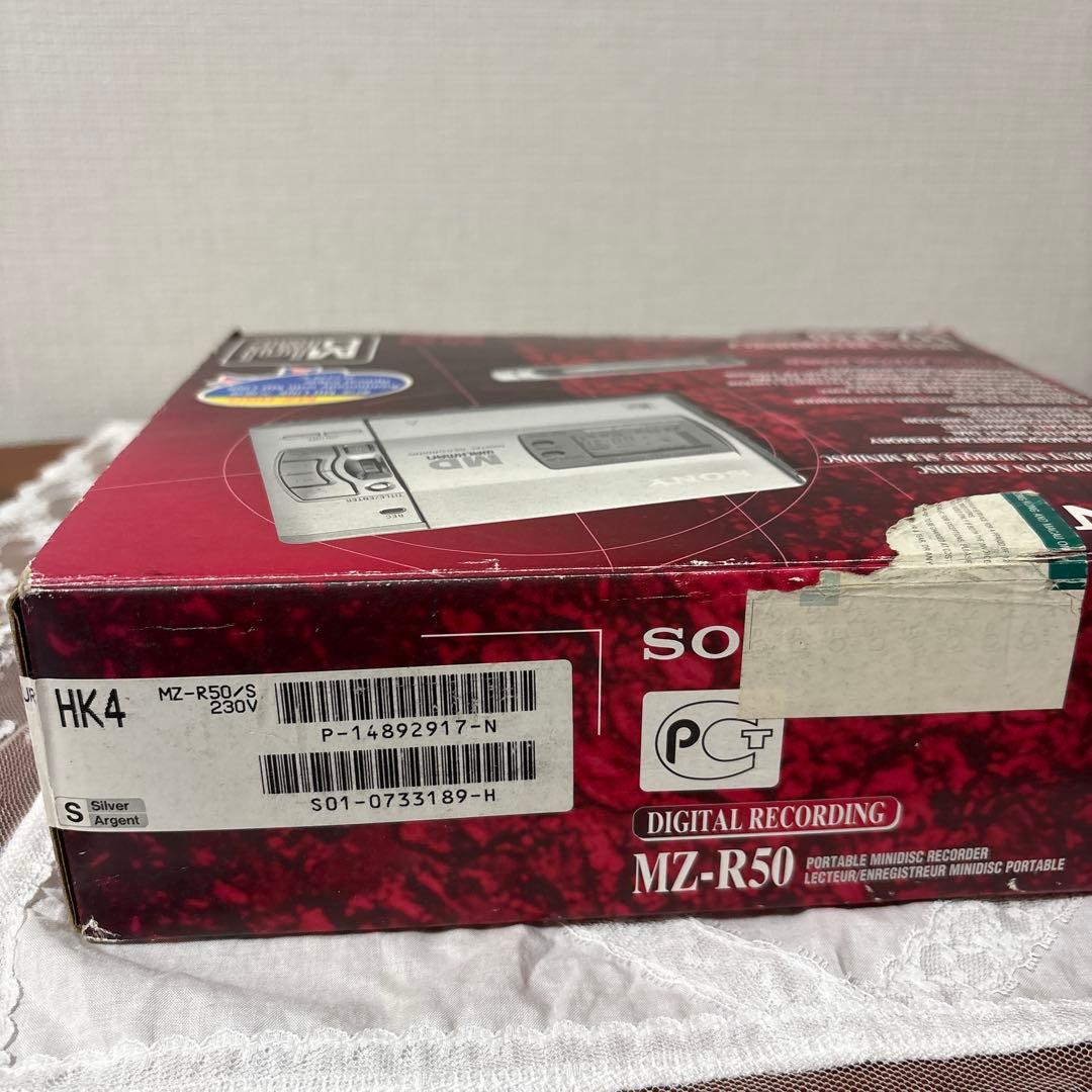 SONY MZ-R50 ポータブルMDレコーダー マライアキャリーMD、新MD