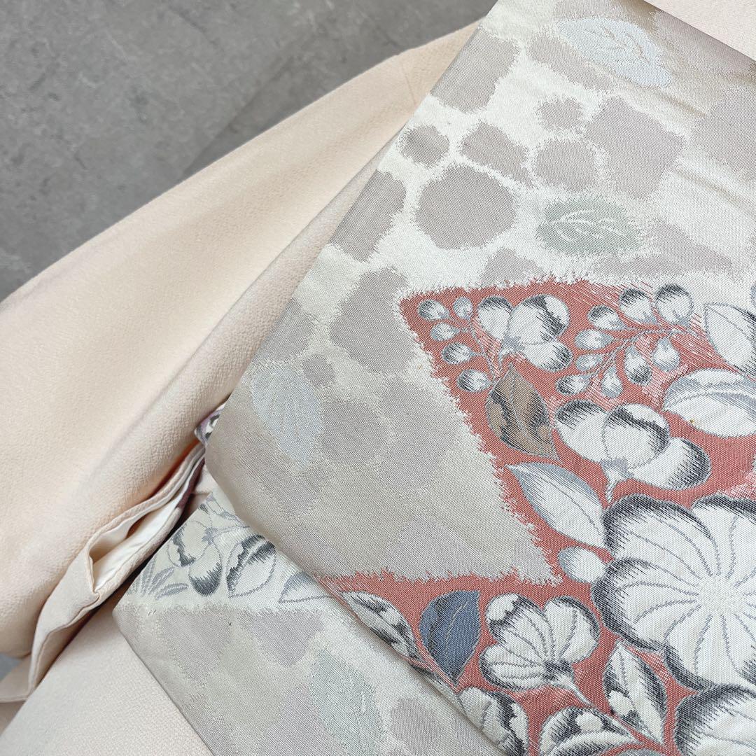 訪問着フルセット　着物　正絹　辻ヶ花　大人ピンク　K4