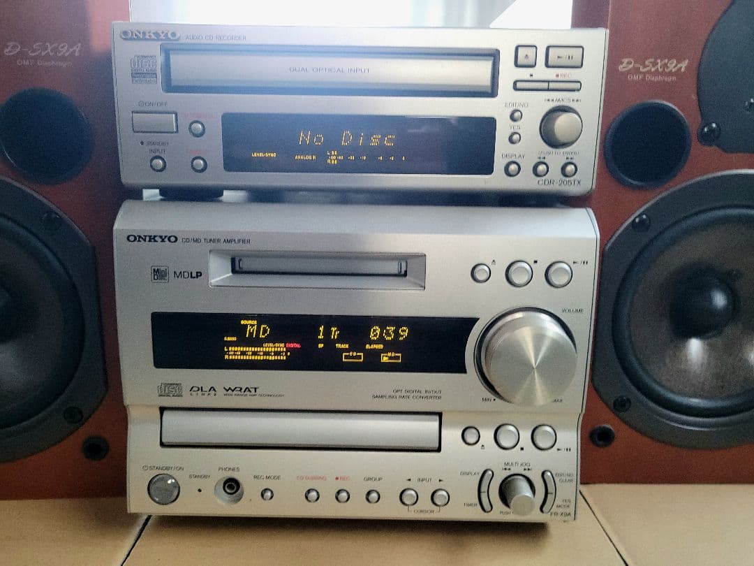 ONKYO FR-X9A ミニコンポ＋CDR-205TX 訳あり