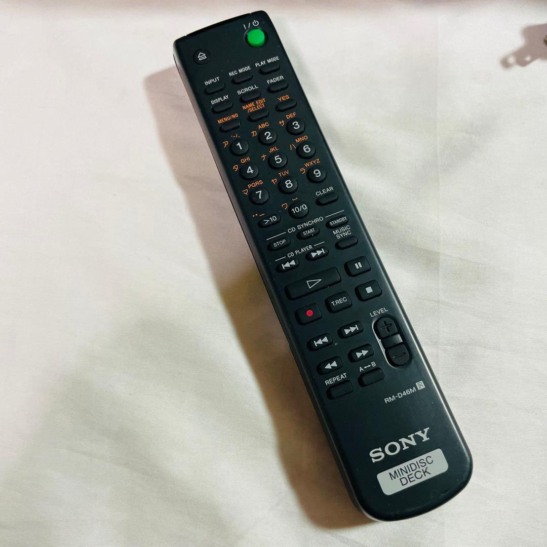 SONY ソニー　MDS-JE640 　MDレコーダー　現状品