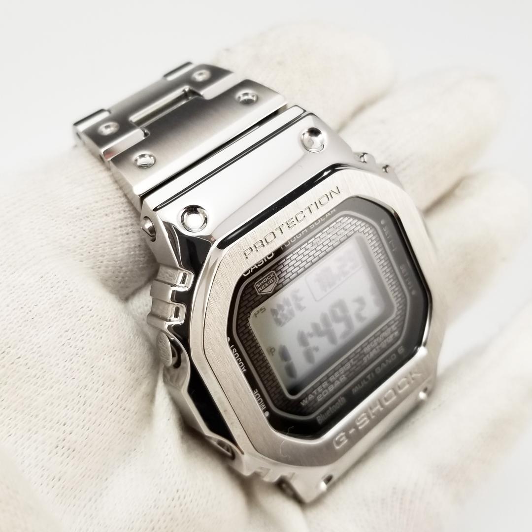 美品 カシオ G-SHOCK フルメタル ソーラー GMW-B5000D-1JF