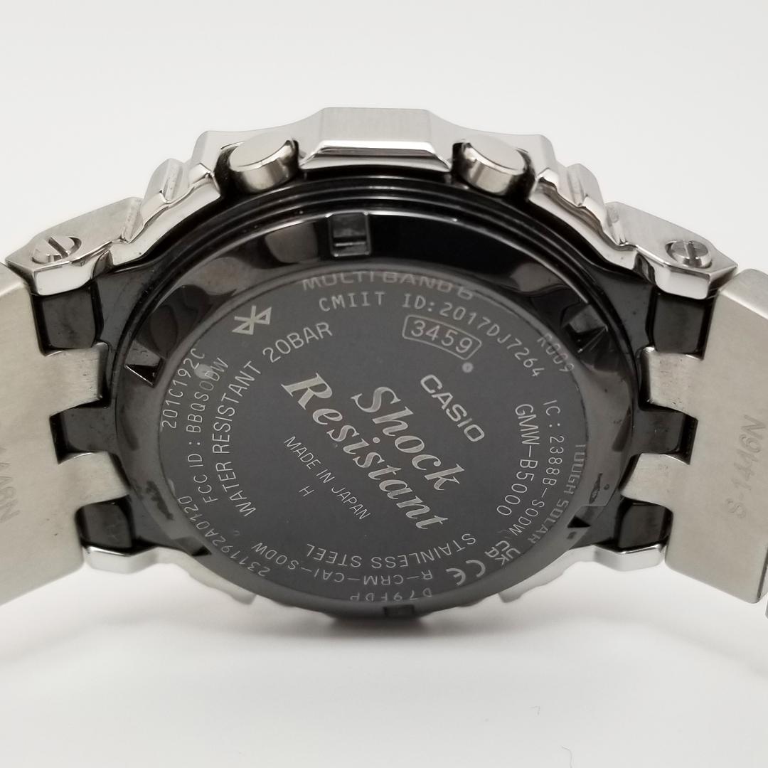 美品 カシオ G-SHOCK フルメタル ソーラー GMW-B5000D-1JF