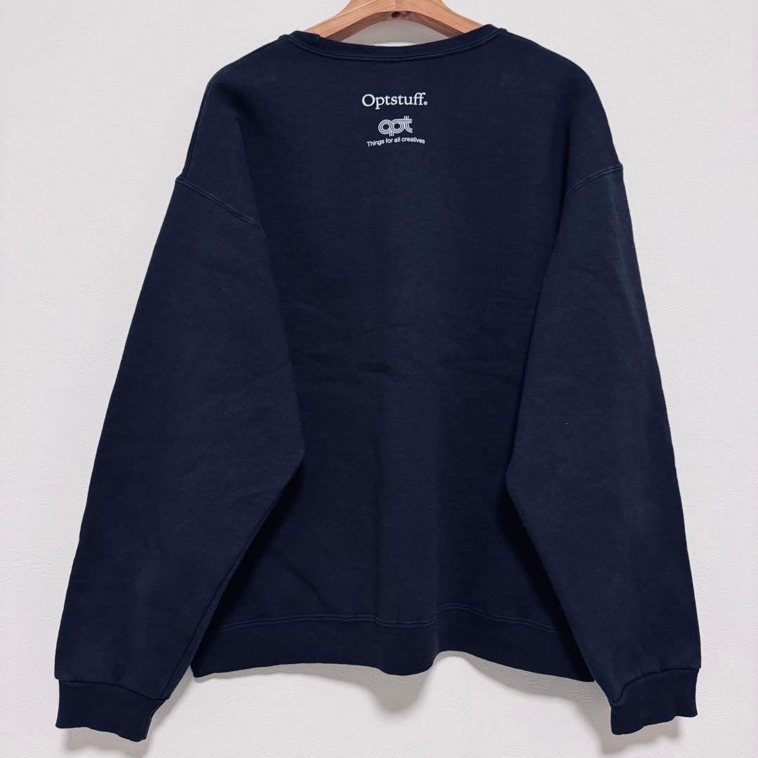 OPTSTUFF クルーネックスウェットシャツ オプトスタフ