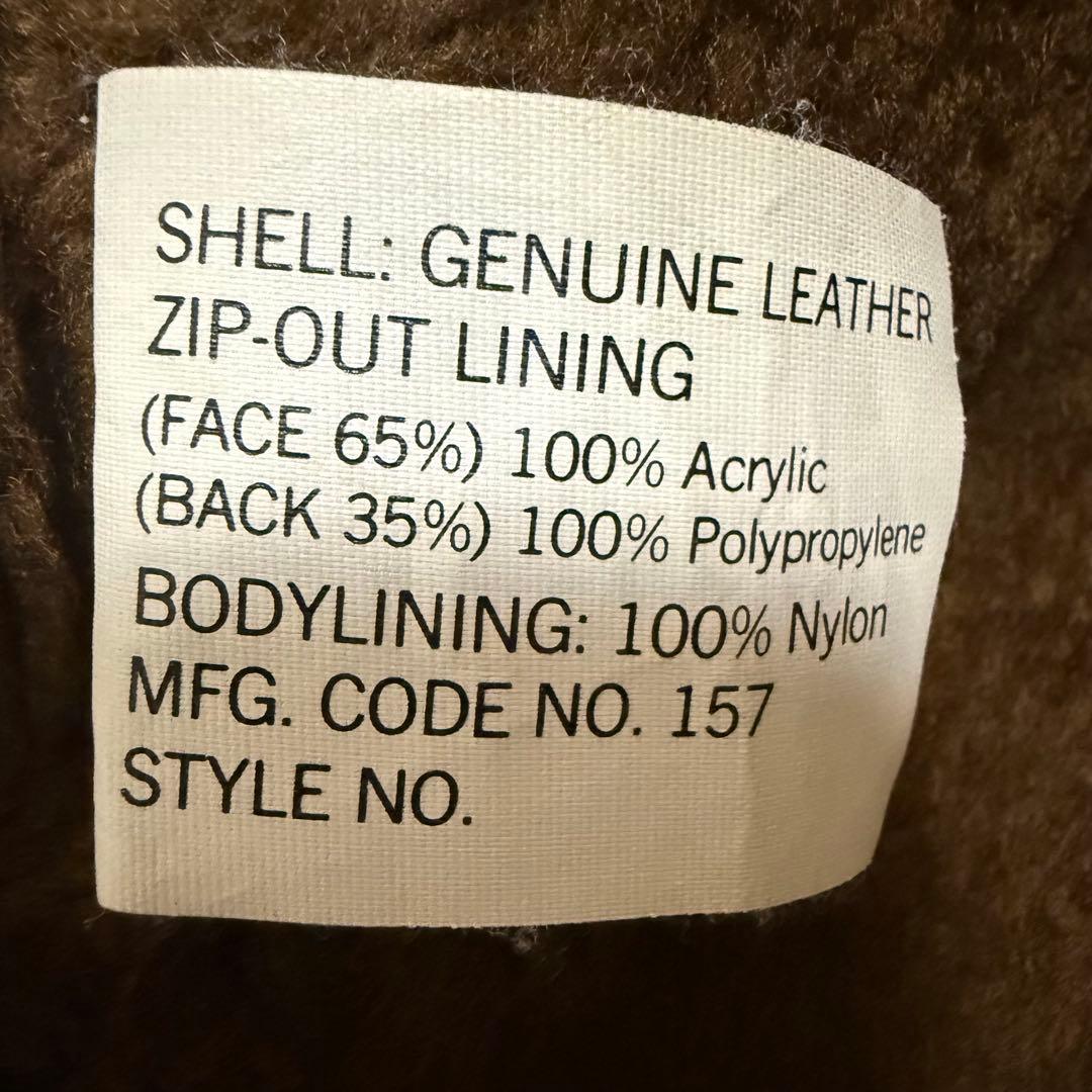 80年代　シアーズ　シングルライダースジャケット　42