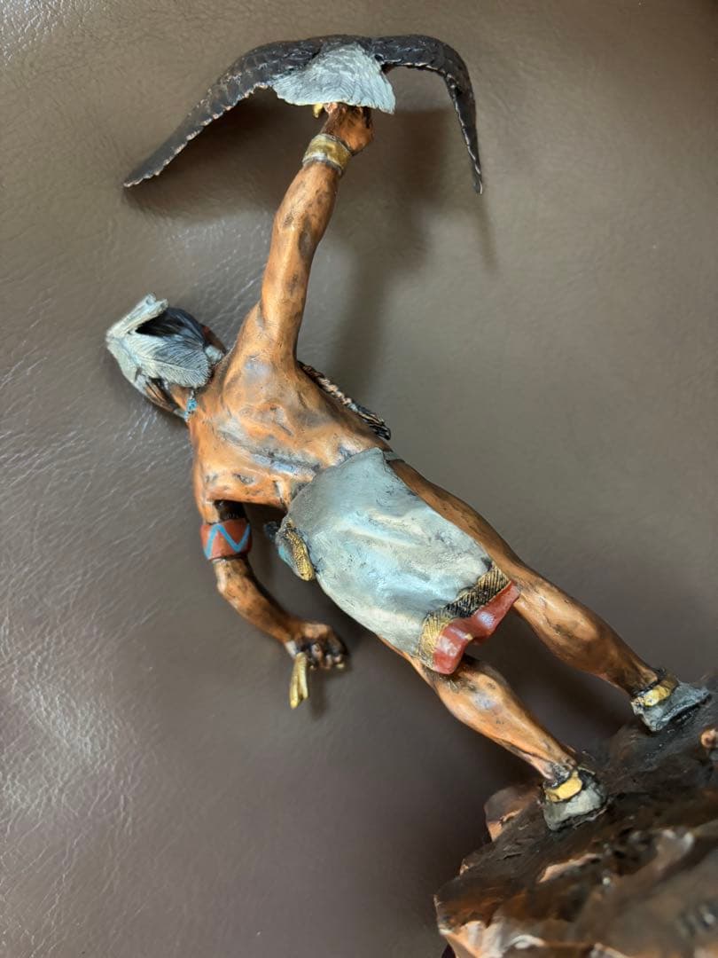 REGENDS USA製 1991年インディアンと鷹　銅合金 限定品ヴィンテージ