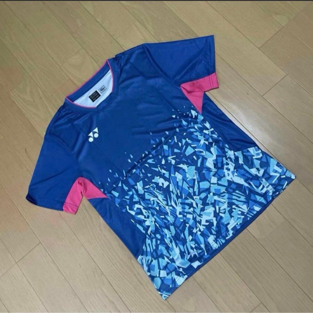 ヨネックス　YONEX ゲームシャツ　新品　サイズLブルー