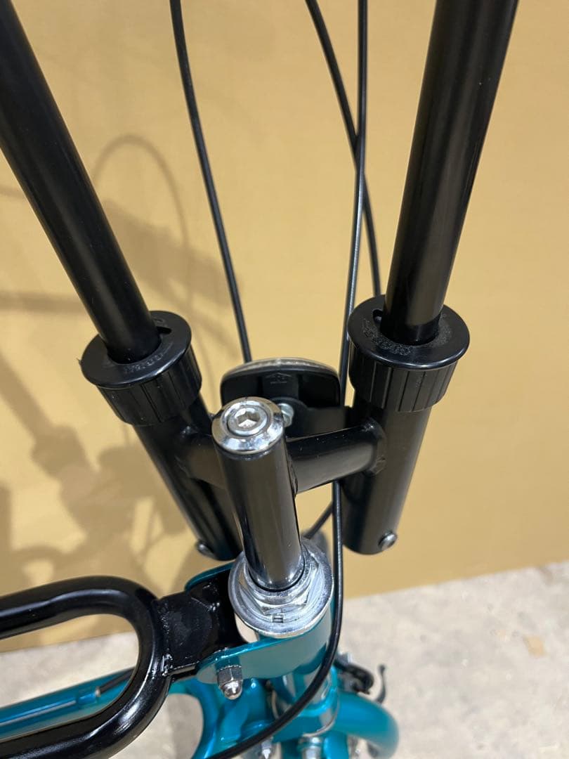 名古屋市内お届け無料手渡し希望EGG'S製の折りたたみ自転車 自転車 青