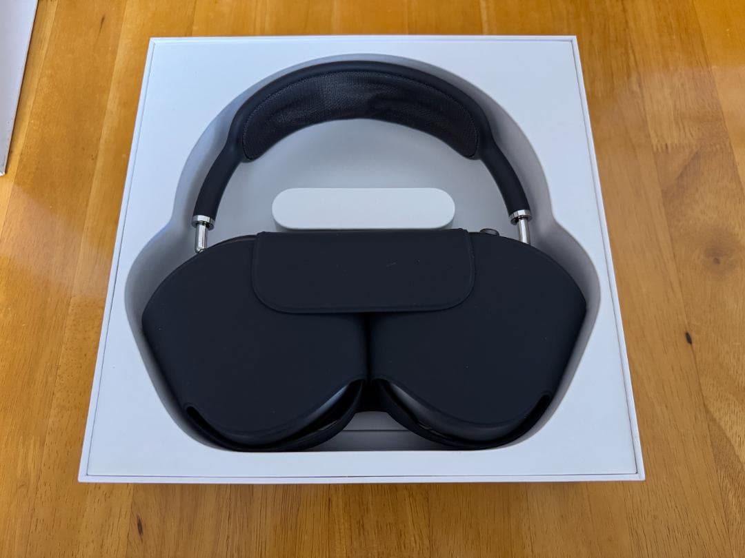 美品 Apple AirPods Max イヤーパッド新品 スペースグレイ