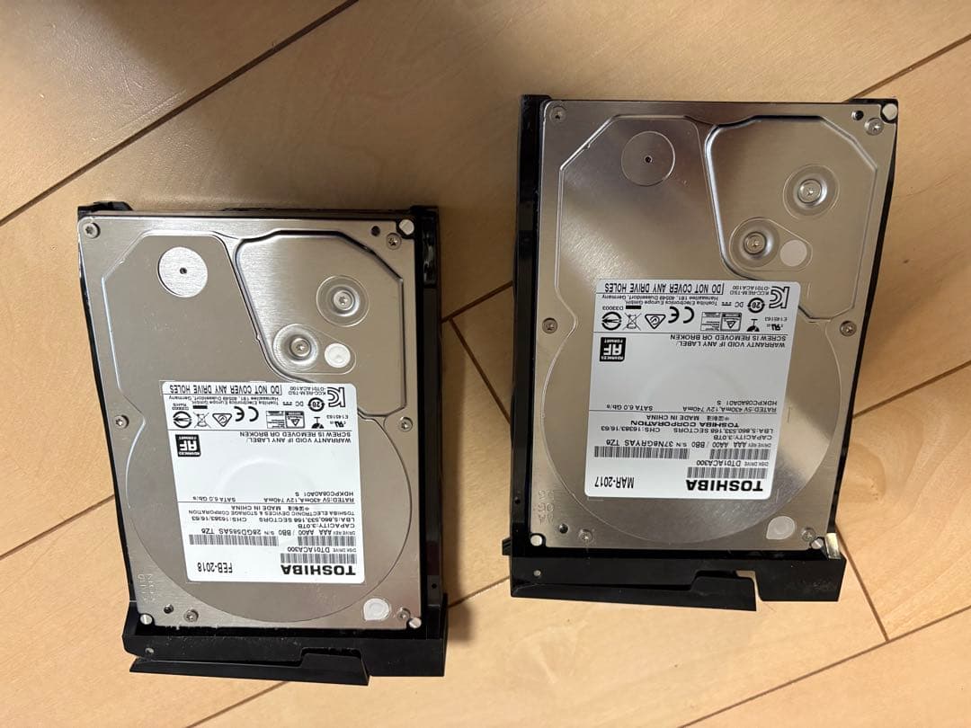 NAS QNAP TS-231K-B 3TB HDD×2付