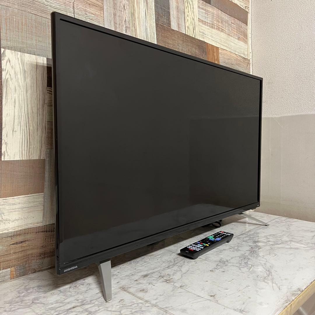 こうたさん全国送料込DOSHISHA40型TV裏番組録画対応.新品リモコン付