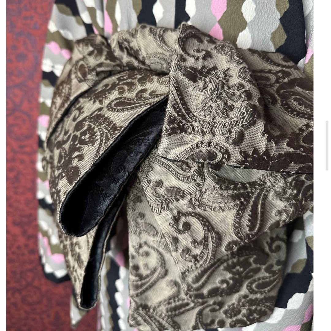 ＊25日まで限定価格Tsubakian オリエンタルジャガード　兵児半幅帯