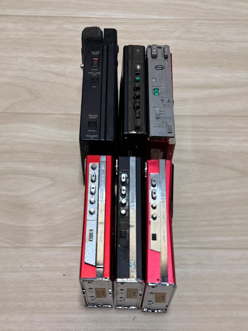 SONY、Toshiba ウォークマン 6台 オートリバース ジャンク