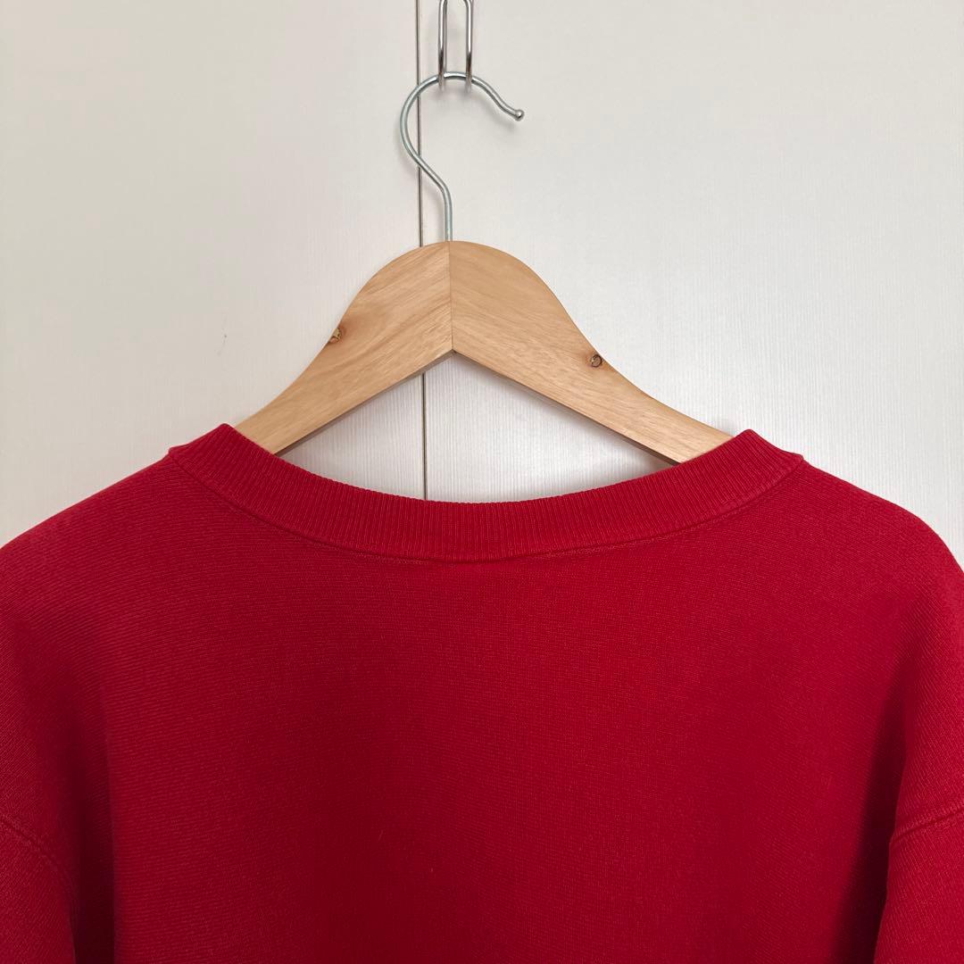 90s USA製 championリバースウィーブ 赤