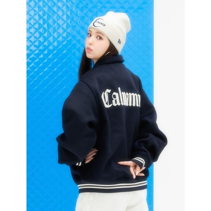 CALNAMUR×NEW ERA コラボ メルトン スタジャン XXL 新品
