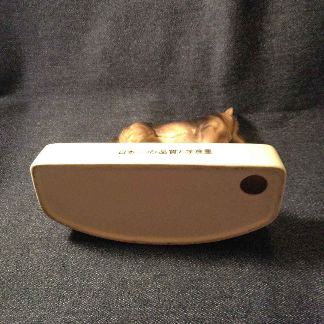 昭和レトLoo Ker シェパード　置物　Dog chain イヌ　ノベルティ