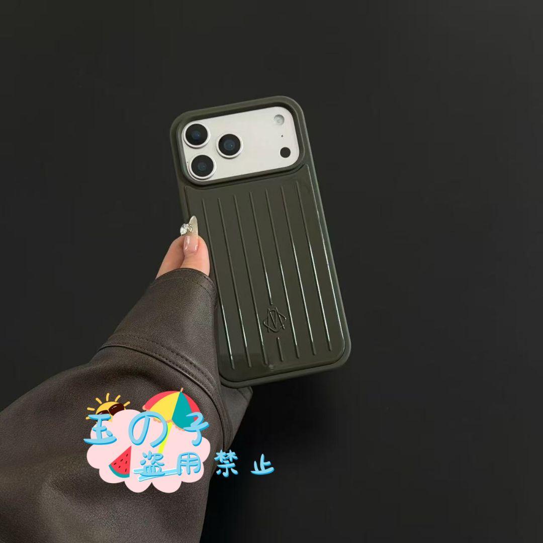 RIMOWAiPhone 17 Proオリーブグリーン ケースワイヤレス充電対応