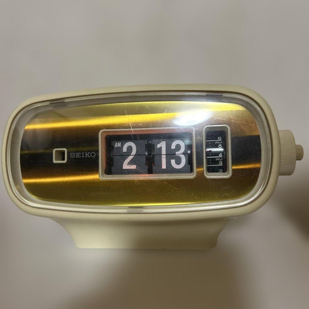 SEIKO セイコー　パタパタ時計　DP619 稼働品 昭和レトロ