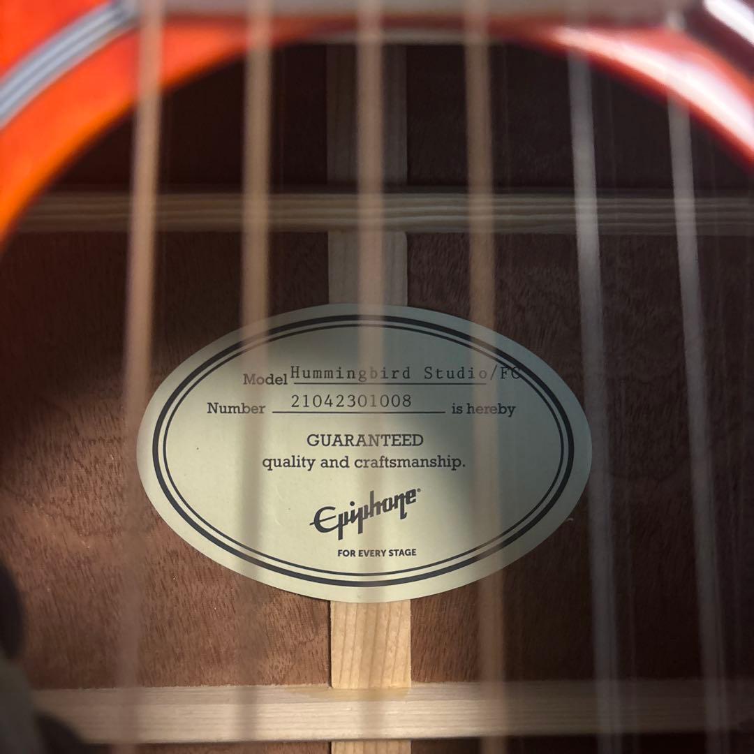 美品！エピフォンハミングバード　studio (ギターのみ)