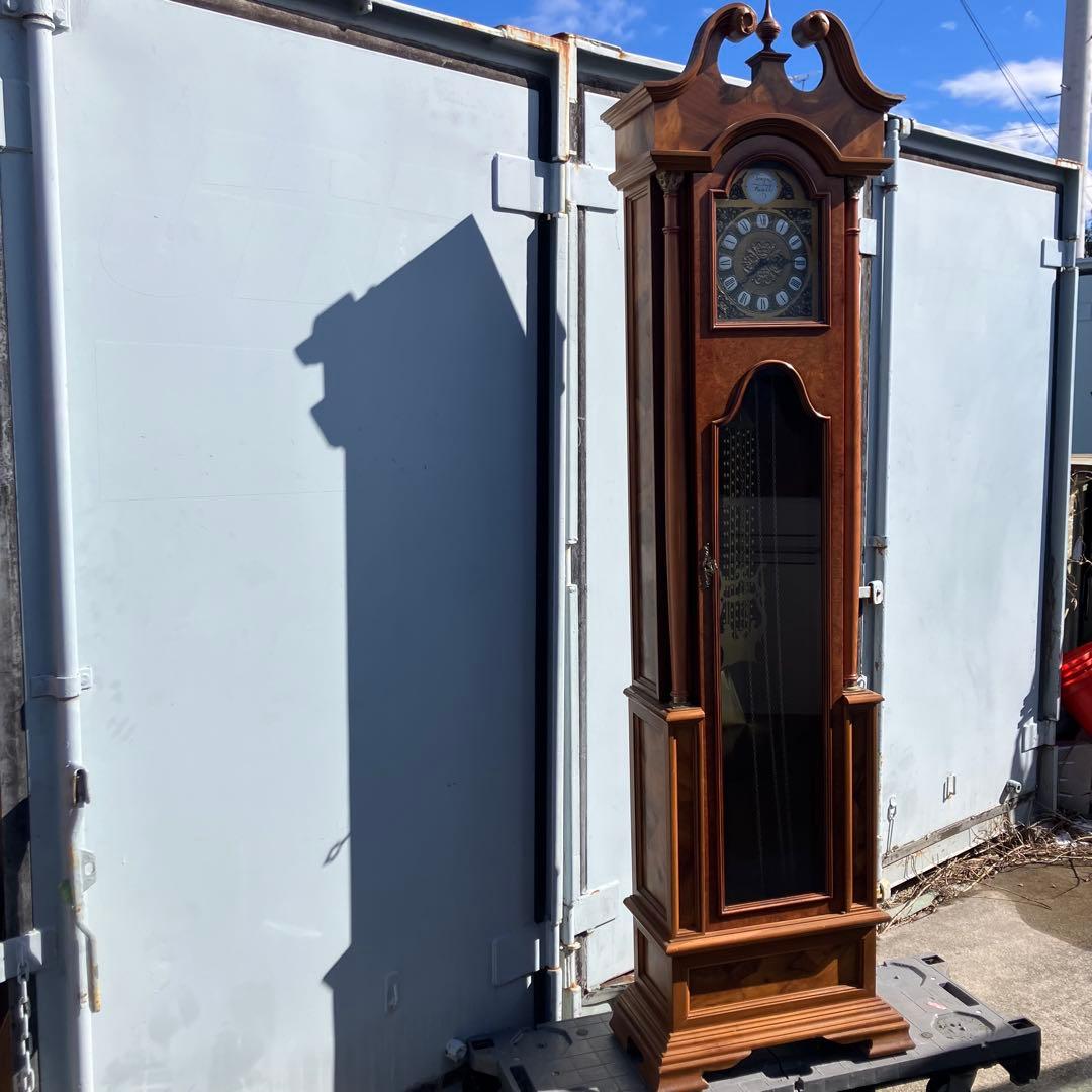 Laurisドイツ製アンティーク tempus fugit ホールクロック柱時計