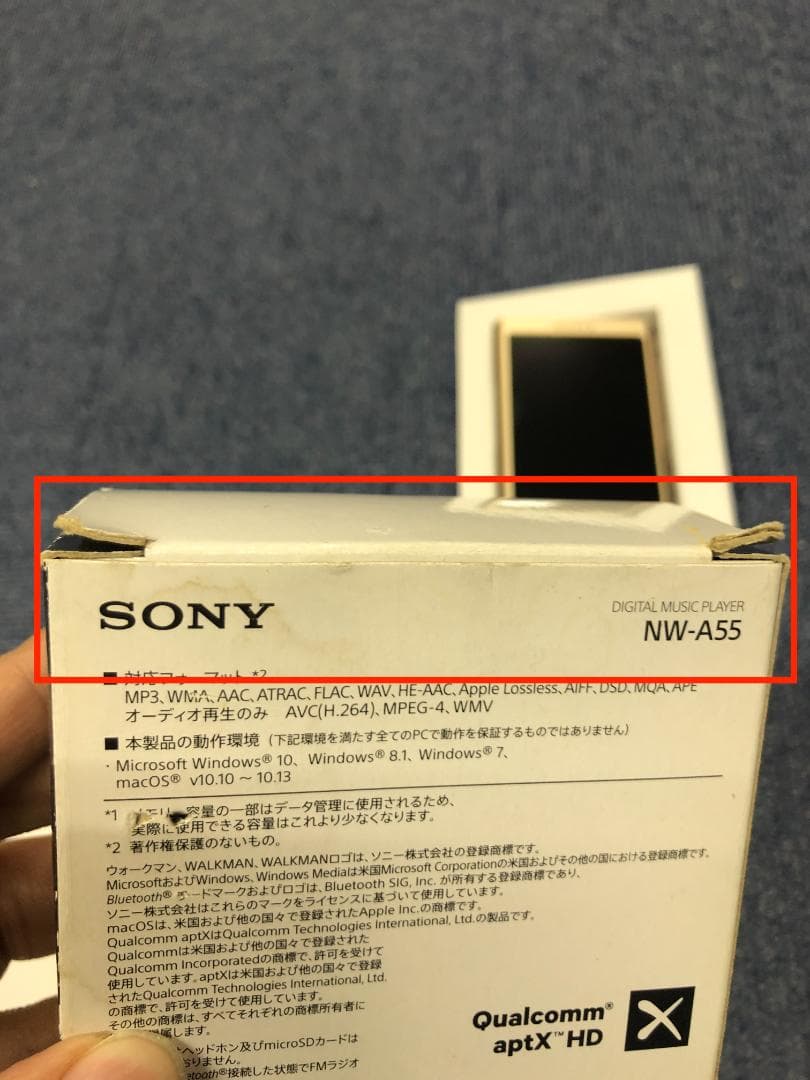 SONY WALKMAN NW-A55 ゴールド