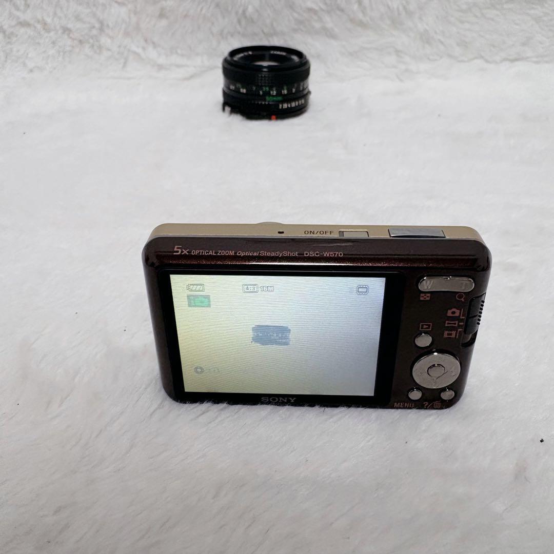 【外観極美品】SONY Cyber-shot DSC-W570 ゴールド
