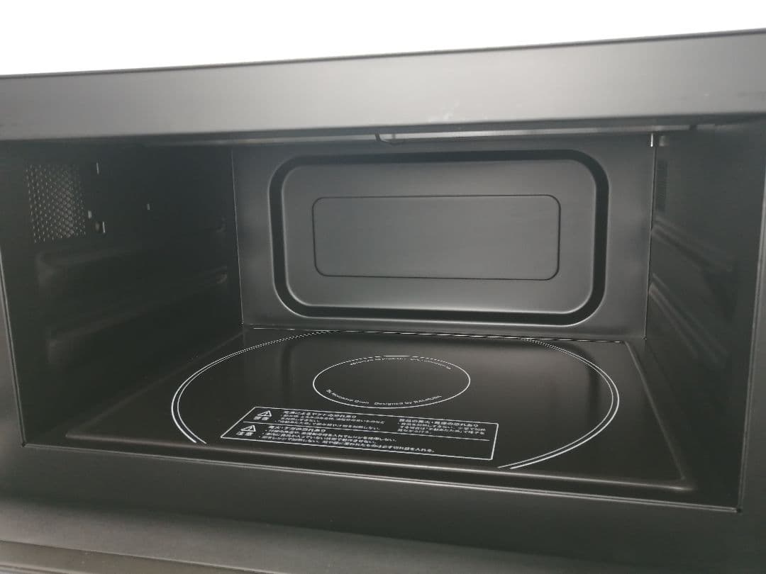 バルミューダデザイン　オーブンレンジ　ブラック　21年製　28