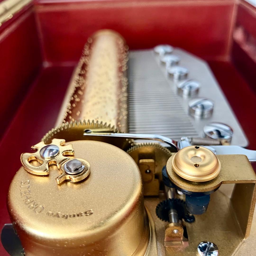 サンキョー オルフェウス 50弁 オルゴール 美しく青きドナウ 2曲 日本製