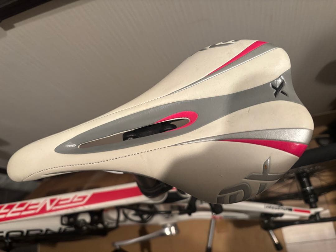 2014 GARNEAU GENELATLON フルカーボン　ホワイト/レッド