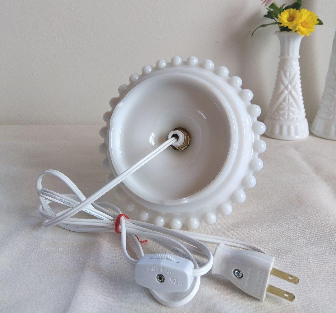 美 フェントン フレンチオパールセント クリンプシェードランプ