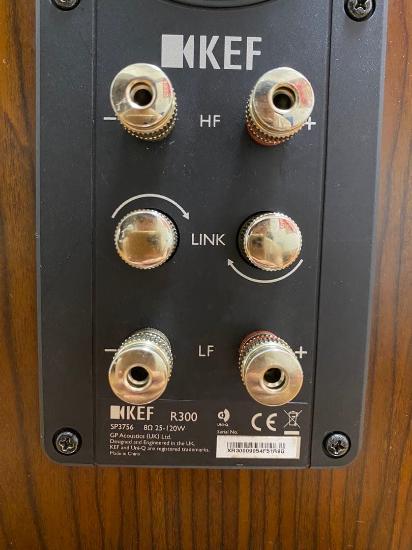 KEF R300 3ウェイスピーカー ウッド仕上げ