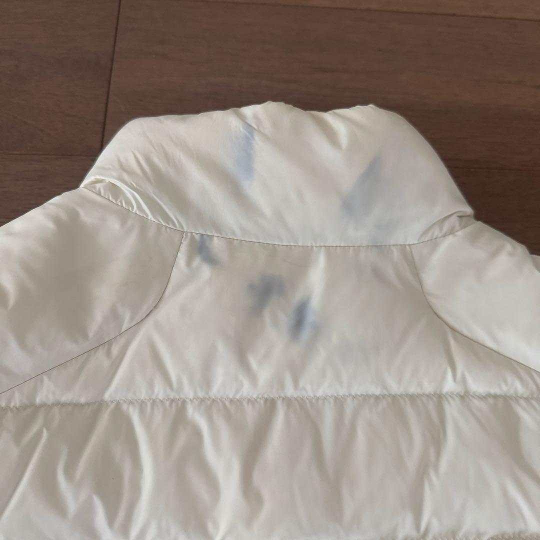 ジーフォア　ホワイト・グレー ダウンジャケット