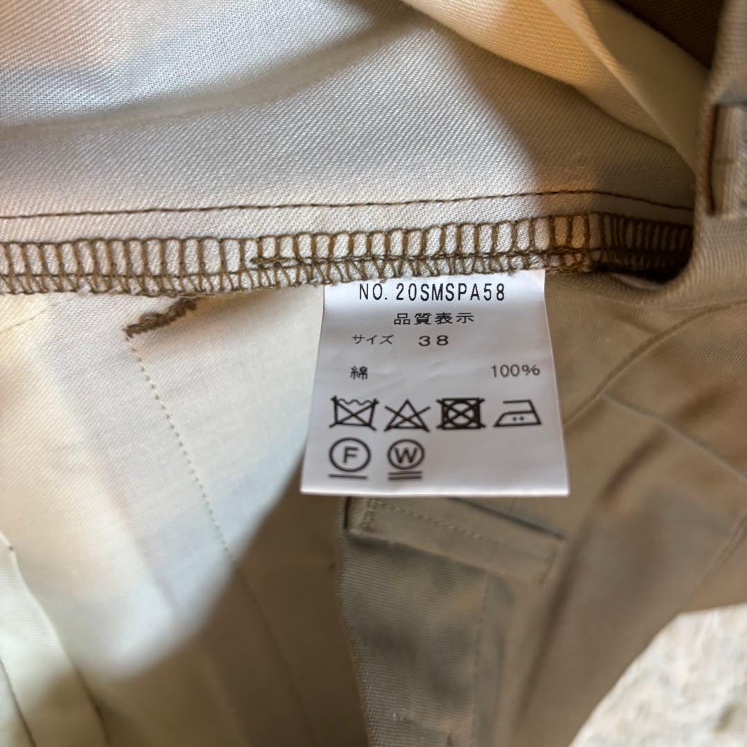 美品＊THE SHINZONE シンゾーン ハイウエストチノパンツ 38