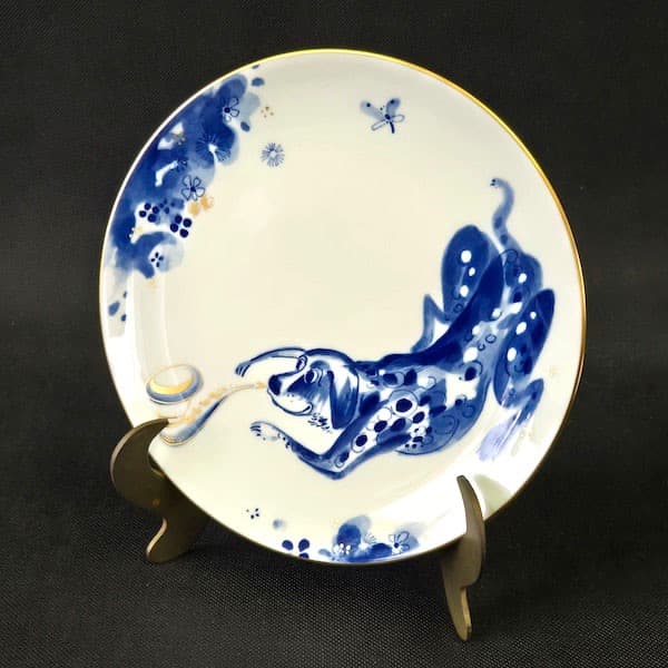 MEISSEN マイセン　イヤープレート2006年犬年　約19cm飾り皿　干支