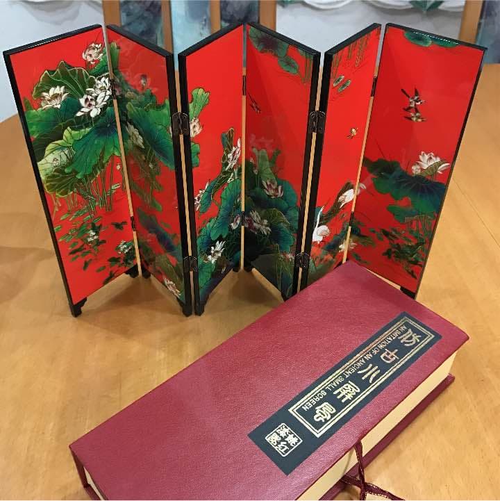 漆器 飾り屏風