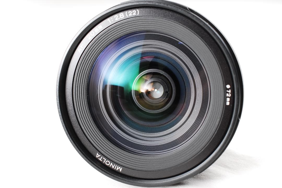 MINOLTA AF 20mm F/2.8 レンズ