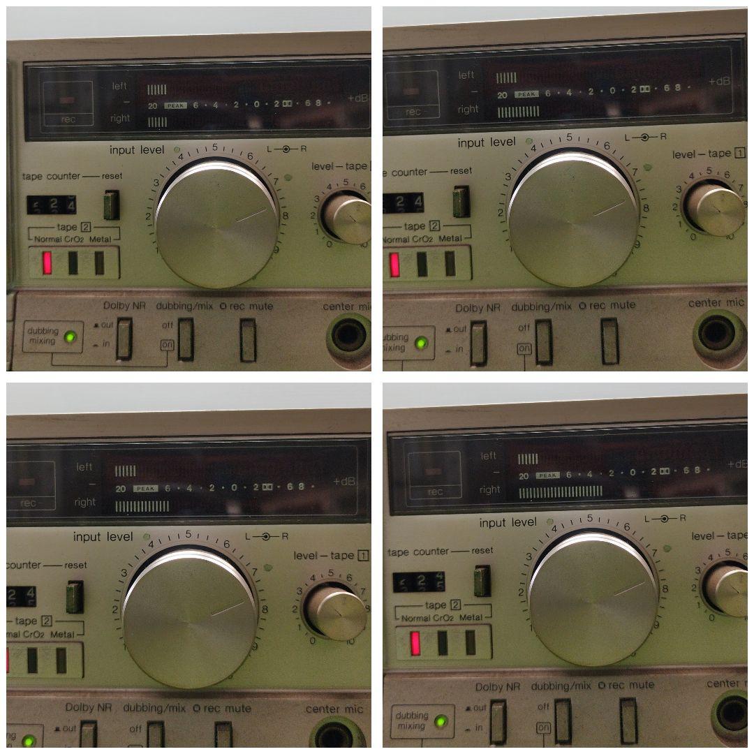 カセットレコーダー ステレオダブルカセットデッキ　Technics-M202